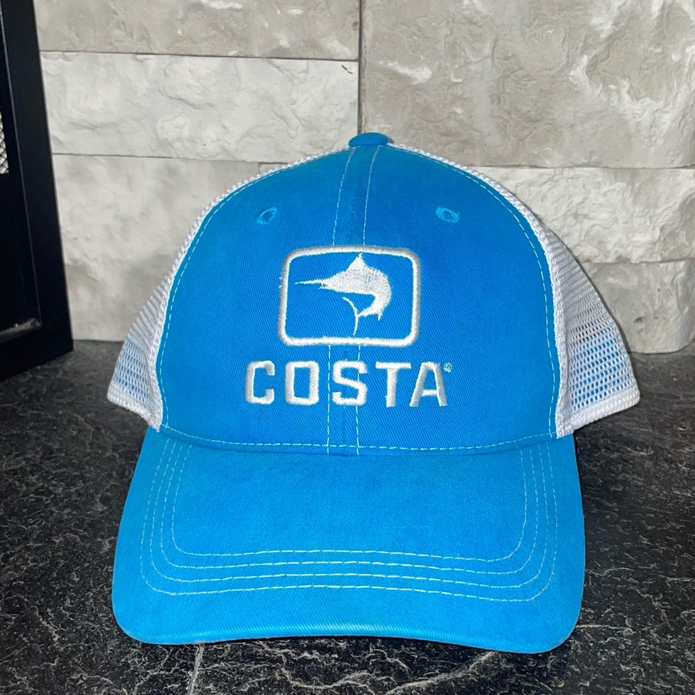 Costa Turquoise Blue Snap Back Hat